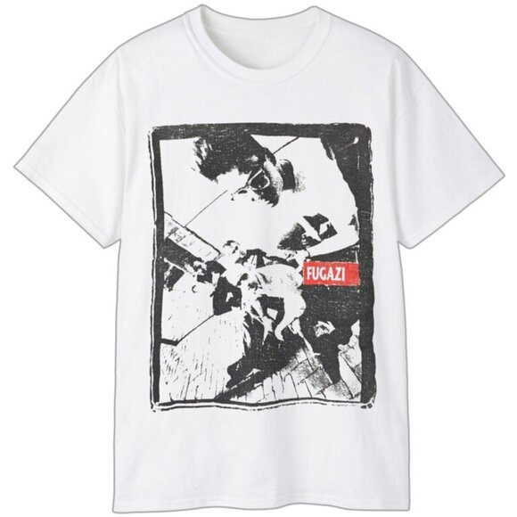 T-shirt Vintage Fugazi Punk Band - Style Rétro, Coupe Regular, Unisexe, Plusieurs Tailles